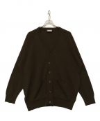 The Ennnoy Professional×Charles Kirkザ エンノイ プロフェッショナル×チャールズ カーク）の古着「BUTTON CARDIGAN」｜ブラウン