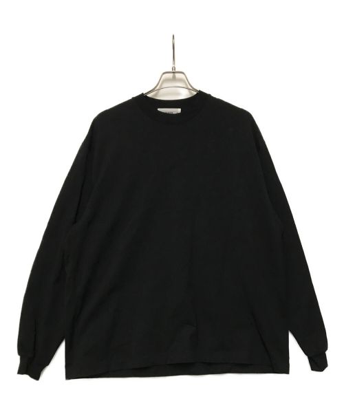 everyone（エブリワン）everyone (エブリワン) cotton long sleeve t-shirt ブラック サイズ:XLの古着・服飾アイテム