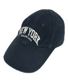 BALENCIAGA（バレンシアガ）の古着「New York Logo Ctiy Cap」｜ネイビー