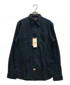 RRLダブルアールエル）の古着「Indigo Striped Work Shirt」｜インディゴ