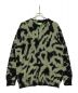 HUF（ハフ）の古着「BAR LOGO TIE DYE CREW SWEATER」｜グリーン