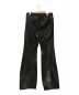 TAAKK (ターク) LEATHER COATING JERSEY TRACK PANTS ブラック サイズ:2：17800円