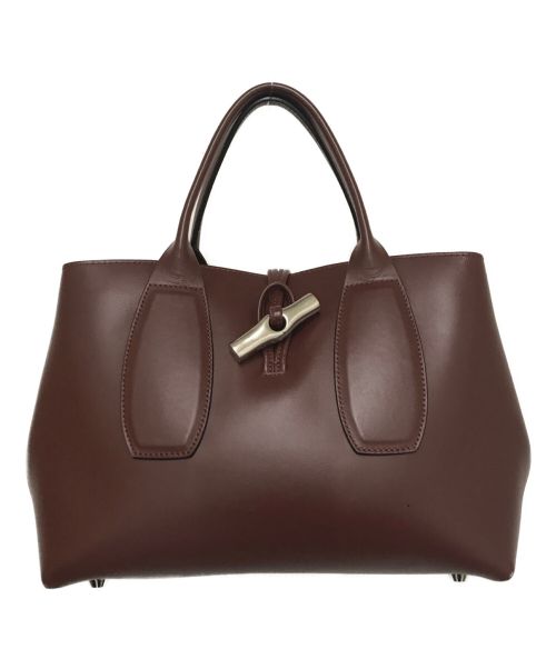 LONGCHAMP（ロンシャン）LONGCHAMP (ロンシャン) ROSEAU TOTE BAG ブラウンの古着・服飾アイテム