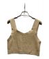 HYKE (ハイク) C/C KNIT THERMAL BUSTIER TOP ベージュ サイズ:-：5000円