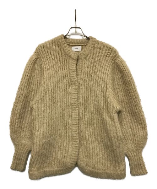 CLANE（クラネ）CLANE (クラネ) COLOR MOHAIR SHAGGY CARDIGAN ベージュ サイズ:1の古着・服飾アイテム