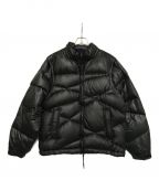 UNDERCOVERISMアンダーカバーイズム）の古着「Yoke Leather Random Stitch Down Blouson」｜ブラック