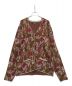 FIRSTRUST（ファーストラスト）の古着「BLOOD CAMOFLAGE MOHAIR CARDIGAN」｜レッド