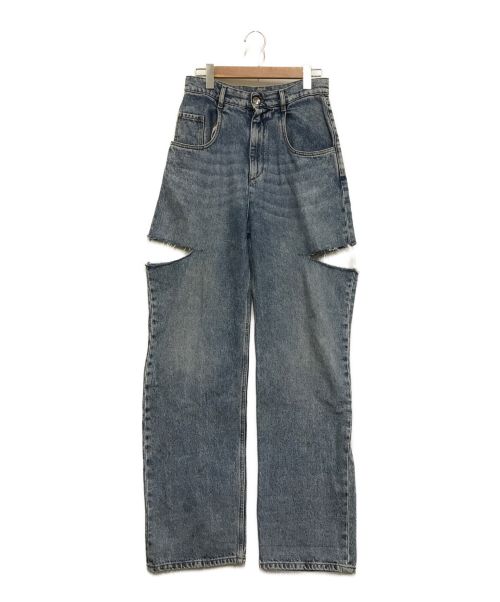 Maison Margiela（メゾンマルジェラ）Maison Margiela (メゾンマルジェラ) 5 POCKET CUT OUT DENIM インディゴ サイズ:42の古着・服飾アイテム