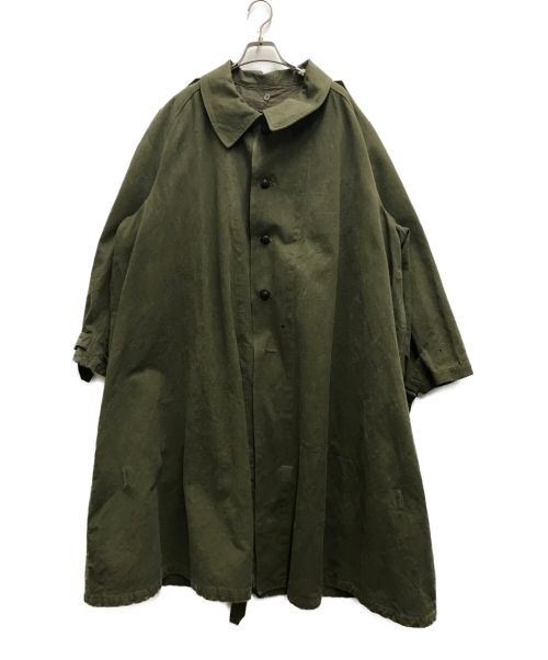 French Army（フランス軍）French Army (フランス軍) M35モーターサイクルコート オリーブ サイズ:表記無の古着・服飾アイテム