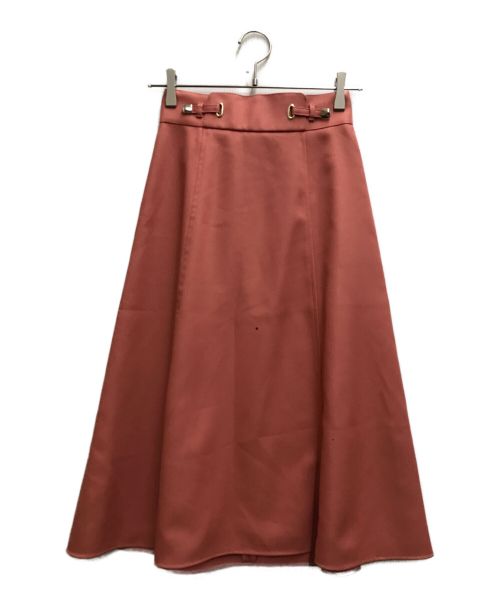 ANAYI（アナイ）ANAYI (アナイ) ブライトツイルベルトモチーフスカート ピンク サイズ:36の古着・服飾アイテム