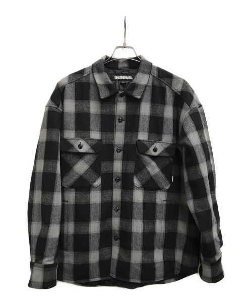 NEIGHBORHOOD（ネイバーフッド）NEIGHBORHOOD (ネイバーフッド) BUFFALO CHECK SH LS ブラック サイズ:Mの古着・服飾アイテム