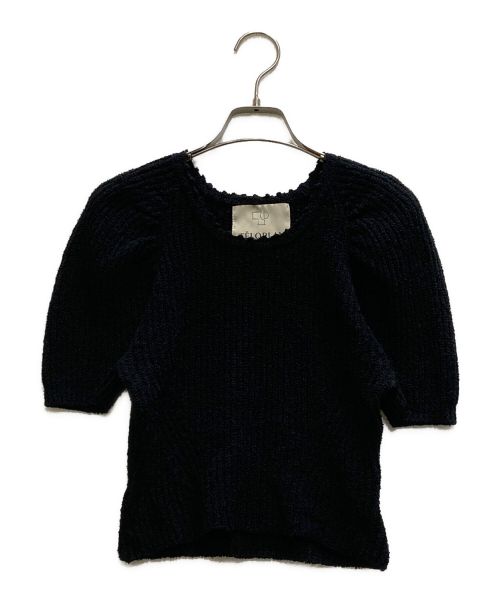 TELOPLAN（テーロプラン）TELOPLAN (テーロプラン) AKI Knit TOP ブラック サイズ:FREEの古着・服飾アイテム