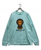 A BATHING APEアベイシングエイプ）の古着「BABY MILO L/S Tee」｜ブルー