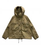 Barbour×KAPTAIN SUNSHINEバブアー×キャプテンサンシャイン）の古着「フードショートパーカー」｜ベージュ