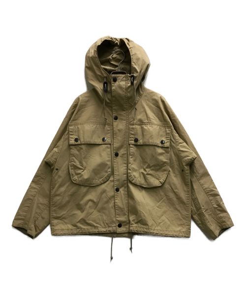 Barbour（バブアー）Barbour (バブアー) KAPTAIN SUNSHINE (キャプテンサンシャイン) フードショートパーカー ベージュ サイズ:36の古着・服飾アイテム