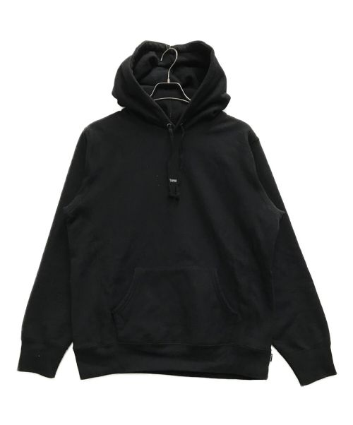 SUPREME（シュプリーム）SUPREME (シュプリーム) Micro Logo Hooded Sweatshirt ブラック サイズ:Ⅿの古着・服飾アイテム