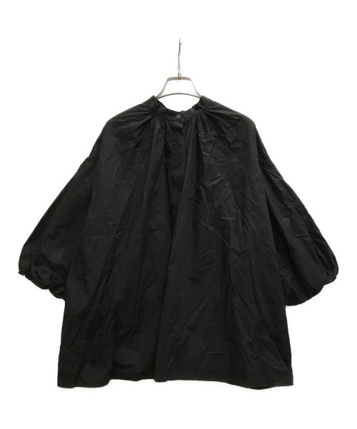 CLANE（クラネ）CLANE (クラネ) ダブルフェイススタンドトップス ブラック サイズ:1の古着・服飾アイテム