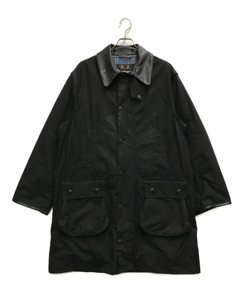 Barbour（バブアー）Barbour (バブアー) CITYSHOP (シティショップ) 別注BORDERオイルドコート ブラック サイズ:40の古着・服飾アイテム