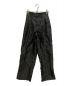 AMeLIE（アメリ）の古着「EMBOSS PATTERN SHEER PANTS」｜ブラック