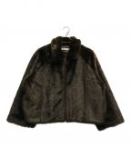 LEINWANDEラインヴァンド）の古着「Faux Fur Jacket」｜ブラウン