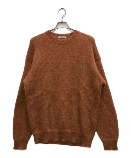 AURALEE（オーラリー）AURALEE (オーラリー) SUPER KID MOHAIR KNIT P/O ブラウン サイズ:5の古着・服飾アイテム