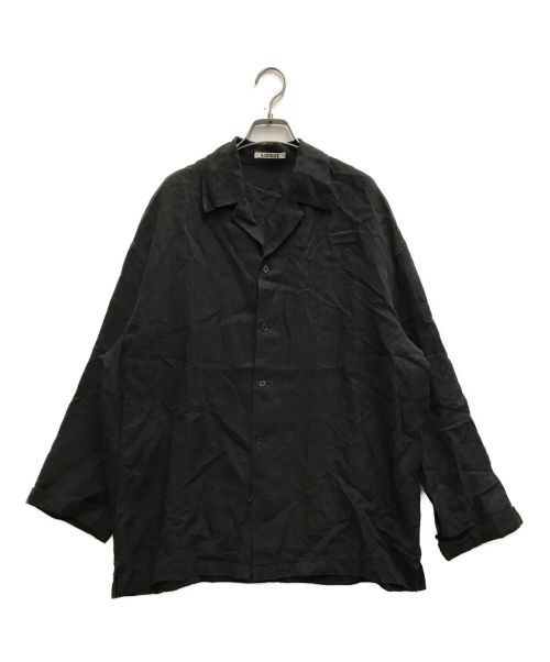 AURALEE（オーラリー）AURALEE (オーラリー) Linen Gabardine Shirts ブラック サイズ:４の古着・服飾アイテム