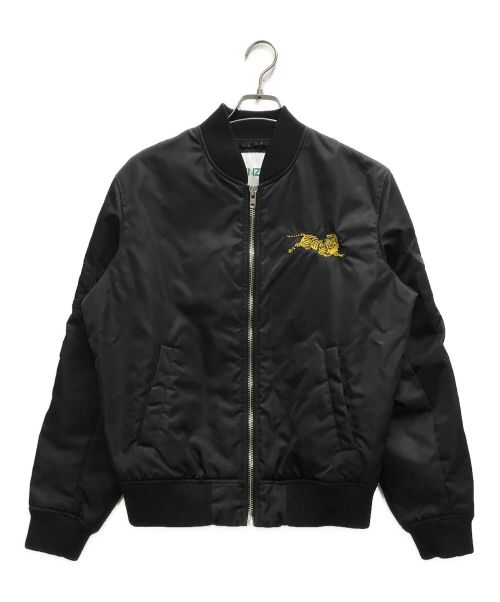 KENZO（ケンゾー）KENZO (ケンゾー) Jumping Tiger Bomber Jacket ブラック サイズ:XSの古着・服飾アイテム