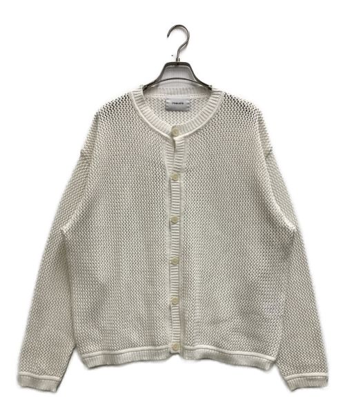 IROQUOIS（イロコイ）IROQUOIS (イロコイ) MESH MOLDED KNIT CD ホワイト サイズ:2の古着・服飾アイテム