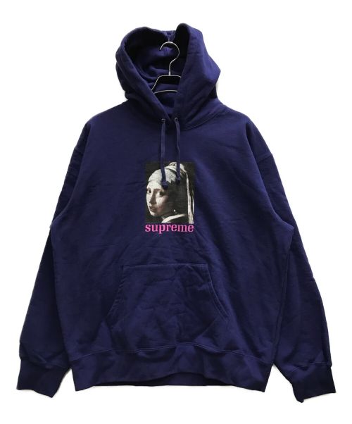 SUPREME（シュプリーム）SUPREME (シュプリーム) Pearl Hooded Sweatshirt ネイビー サイズ:XLの古着・服飾アイテム