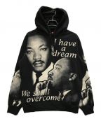 SUPREMEシュプリーム）の古着「MLK Hooded Sweatshirt」｜ブラック