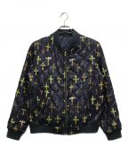 SUPREMEシュプリーム）の古着「Crosses Reversible Bomber」｜ネイビー