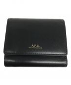 A.P.C.アーペーセー）の古着「3つ折り財布」｜ブラック