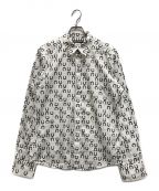 DOLCE & GABBANAドルチェ＆ガッバーナ）の古着「GOLD Shirt with Horseshoe Print White」｜ホワイト