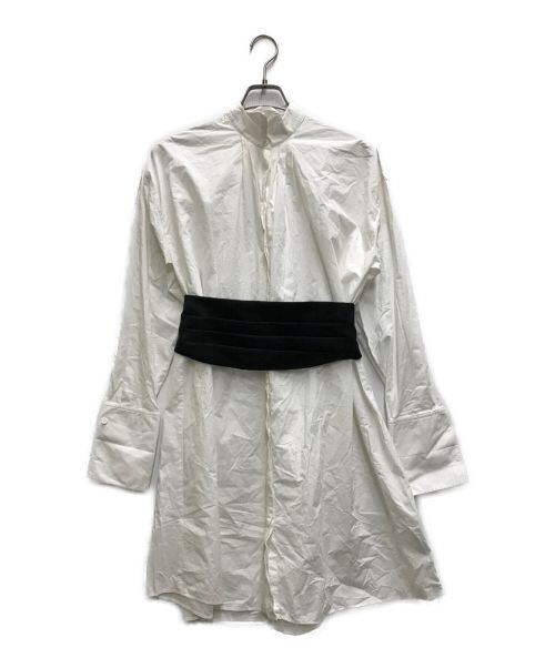 MM6 Maison Margiela（エムエムシックス メゾンマルジェラ）MM6 Maison Margiela (エムエムシックス メゾンマルジェラ) シャツワンピース ホワイト サイズ:40の古着・服飾アイテム