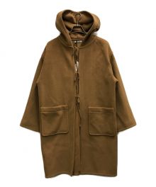 AURALEE（オーラリー）の古着「WOOL HERINGBONE PILE HOODED COAT」｜ブラウン