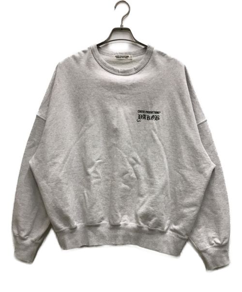 COOTIE PRODUCTIONS（クーティープロダクツ）COOTIE PRODUCTIONS (クーティープロダクツ) Open End Yarn Sweat Crew グレー サイズ:Ⅼの古着・服飾アイテム