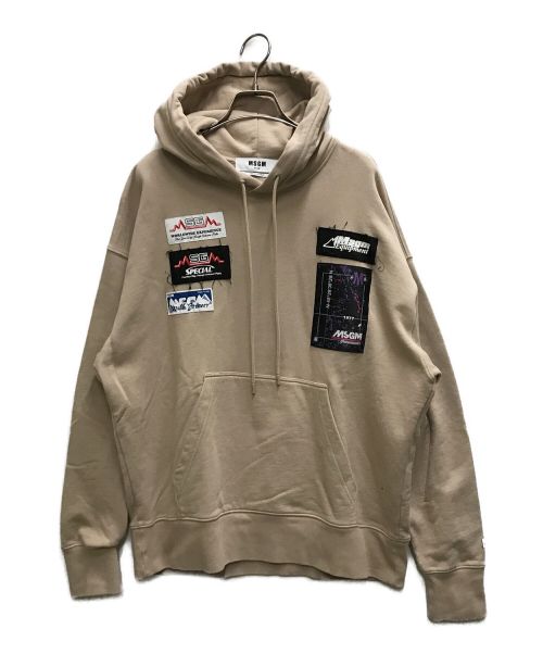 MSGM（エムエスジーエム）MSGM (エムエスジーエム) Materials Sweatshirt ベージュ サイズ:Lの古着・服飾アイテム