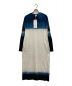 Mame Kurogouchi (マメクロゴウチ) Shibori Tie-Dyed Cotton Jersey Dress ホワイト×ブルー サイズ:1：27000円