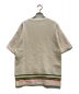 JIL SANDER+ (ジルサンダープラス) Knit Striped Tee ベージュ サイズ:44：18000円