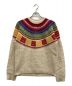 Acne studios（アクネストゥディオス）の古着「Kristjan Rainbow Crewneck Sweater」｜ベージュ