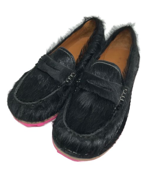 MARNI（マルニ）MARNI (マルニ) Long Calf Hair Loafer ブラック サイズ:37の古着・服飾アイテム