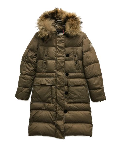 MONCLER（モンクレール）MONCLER (モンクレール) MESSINAダウンコート ベージュの古着・服飾アイテム