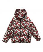 BURBERRYバーバリー）の古着「Monogram Puffer Down Dalston Jacket」｜レッド