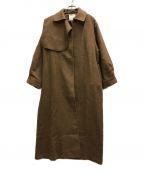 Eaphiエフィ）の古着「gunpatch waist mark long coat」｜ブラウン