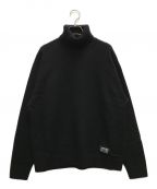 NEIGHBORHOODネイバーフッド）の古着「HIGH NECKWOOL SWEATER」｜ブラック