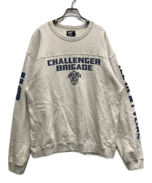 CHALLENGER（チャレンジャー）CHALLENGER (チャレンジャー) BRIGADE SWEAT グレー サイズ:XLの古着・服飾アイテム