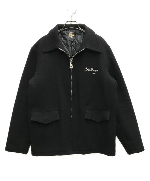 CHALLENGER（チャレンジャー）CHALLENGER (チャレンジャー) MELTON CLUB JACKET ブラック サイズ:XLの古着・服飾アイテム