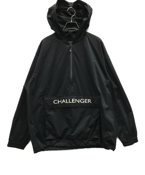 CHALLENGER（チャレンジャー）CHALLENGER (チャレンジャー) NYLON ANORAK JACKET ブラック サイズ:Ⅼの古着・服飾アイテム