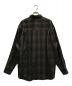 AURALEE (オーラリー) SUPER LIGHT WOOL CHECK SHIRT ブラウン サイズ:4：29800円