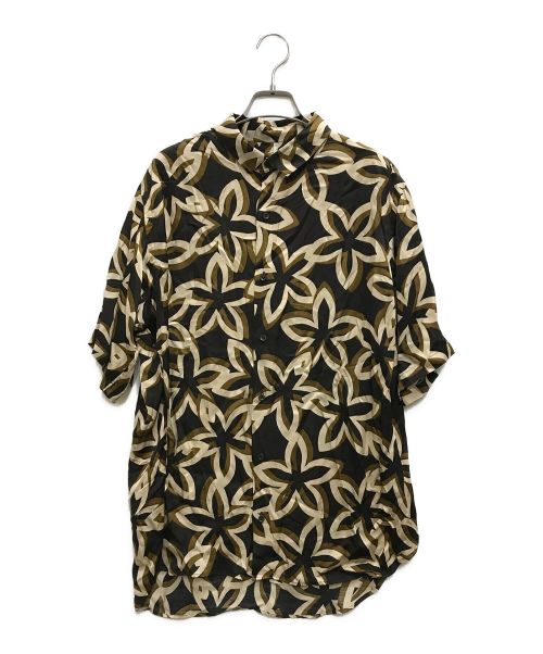 m's braque（エムズブラック）m's braque (エムズブラック) オープンカラーシャツ ブラウン サイズ:40の古着・服飾アイテム